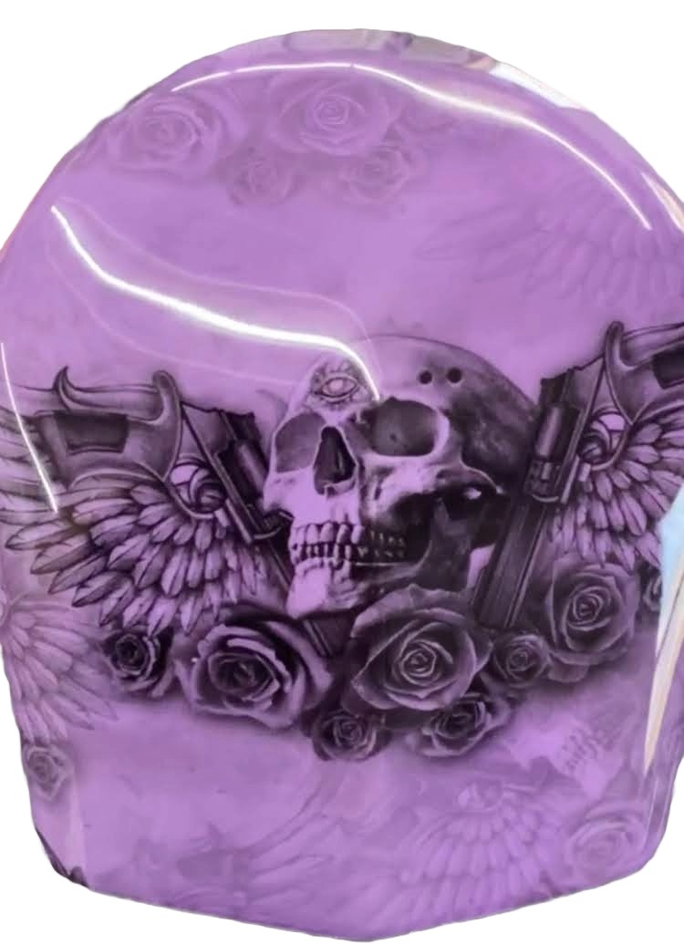 Winged Pistol Skulls (Horn Cover)